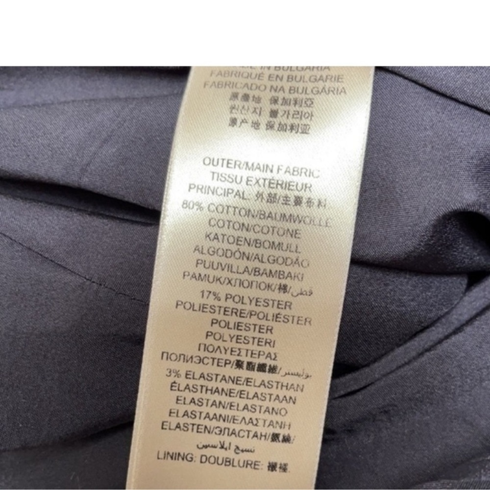 Burberry Brit Tailored Navy Blazer Jacket Sz 5 - Picture 9 of 10